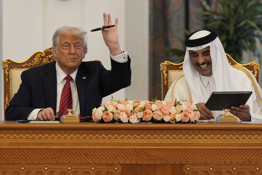 APTOPIX Trump Mideast